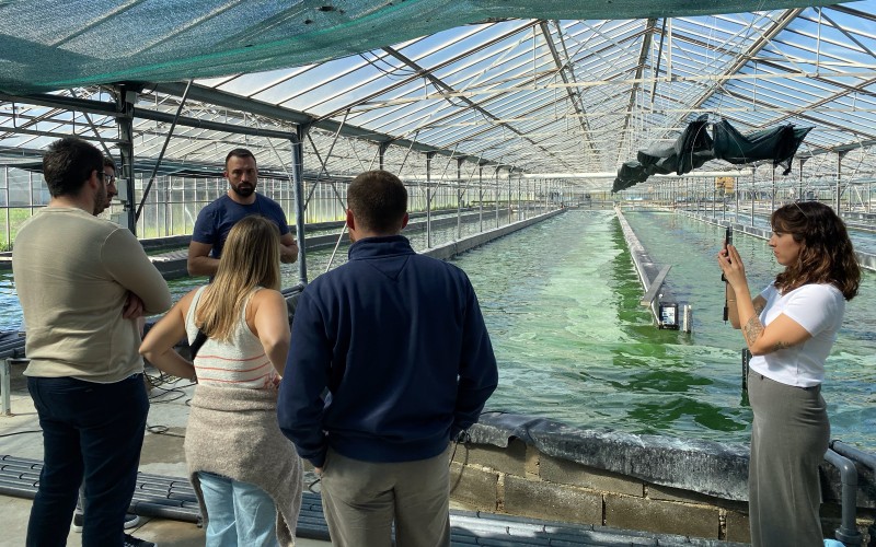 Visite de Hoope à la ferme des Confines mars 2024