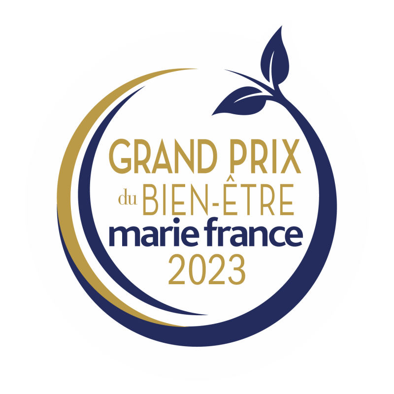 Logo Grand prix du bien-être 2023 du magazine Marie France Logo Grand prix du bien-être 2023 du magazine Marie France