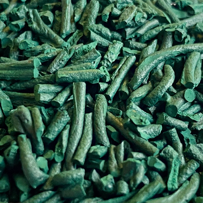 zoom sur la paillette de spiruline de Solis Culturae
